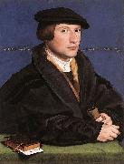 Hans holbein the younger Portrait of a Member of the Wedigh Family oil